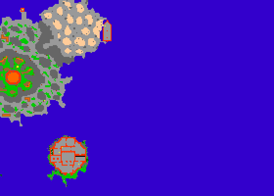 Map of Forbidden Islands