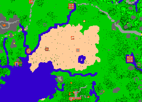Map of Jakundaf Desert