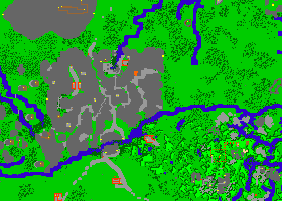 Map of Kazordoon