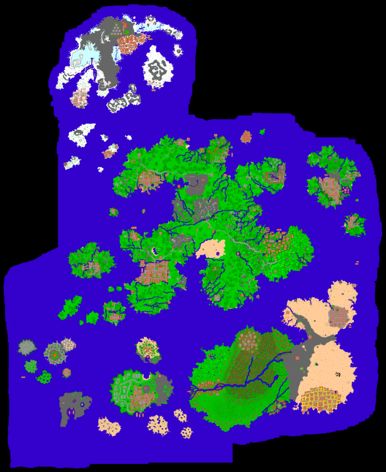 Map of the world