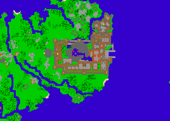Map of Ulderek's Rock
